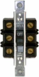 Manual Motor Controller, 60A, 600 V, Three-Pole, Three-Phase, Open, Black
