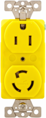 Locking/Straight Blade Receptacle