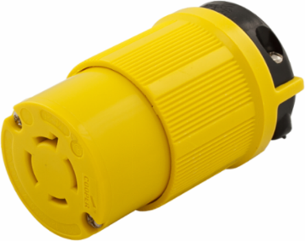 Eaton corrosion resistant locking straight blade receptacle