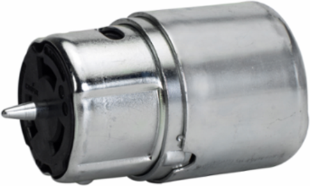 Eaton locking flanged inlet with lid
