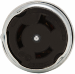 Eaton locking flanged inlet with lid