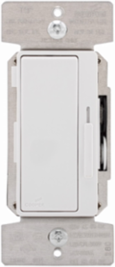 Eaton decorator dimmer, Preset feature, #14 - 12 AWG, 120 V, Bck and sd wiring, Slide actuator, Screw term conn, Indoor, 60 Hz, 1-pole, 3-way, multi-locat, Polycarb housing, 600 W 731075