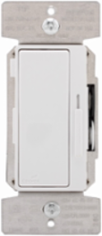 Eaton decorator dimmer, Preset feature, #14 - 12 AWG, 120 V, Bck and sd wiring, Slide actuator, Screw term conn, Indoor, 60 Hz, 1-pole, 3-way, multi-locat, Polycarb housing, 600 W 731075