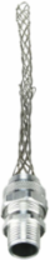 Cord Grip, Deluxe Strain Relief, 1/2 in NPT, 0.38-0.50 in Cord, Straight, Male, Hazardous Location