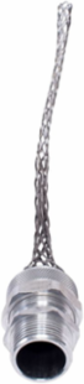 Strain Relief Cord Grip, Deluxe, 1 in Fitting, 0.63-0.75 in Cord, Straight, Male, Hazardous Location