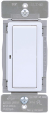 Wi-Fi Smart Decorator Switch, 120 V, 15A, Single-Pole, Three-Way, White, Tray Pack, Canada