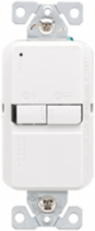 GFCI Receptacle, Slim Blankface, Self-Test, 20A, 125V, NEMA 5-20R, White