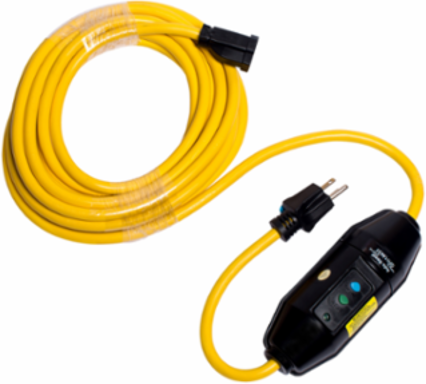 Portable GFCI Single-tap Plug