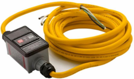 Portable GFCI, 30A, 240V, #10 AWG, 2 ft Cord, Flying Leads, Automatic Reset, Watertight, NEMA 4X
