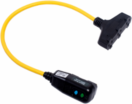 Portable GFCI Tri-tap Plug