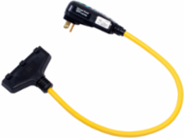 Portable GFCI Tri-tap Plug