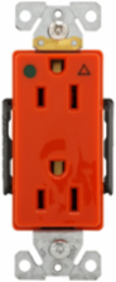 Eaton Arrow Hart extra heavy-duty hospital grade decorator duplex receptacle (IG8262RN)