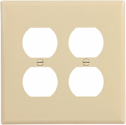 Mid-size Duplex Receptacle Wallplate