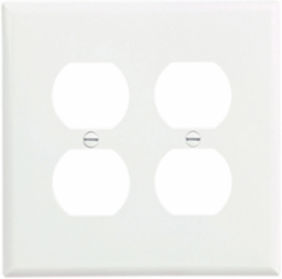 Mid-size Duplex Receptacle Wallplate