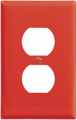 Mid-size Duplex Receptacle Wallplate