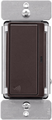 Eaton Z-Wave plus decorator switch, Power Failure Memory, 15A, 120V, Oil rubbed bronze, 60 Hz, LED, CFL, incandescent, MLV, ELV, fluorescent, and halogen, Single-pole, Three-way, Multi-location, Used with RF9517