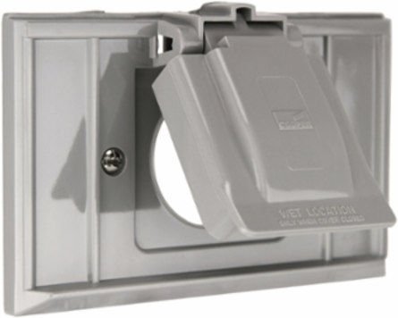 Eaton non-metallic receptacle cover