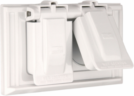 Eaton non-metallic duplex receptacle cover