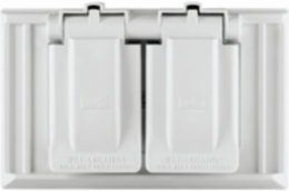 Eaton non-metallic duplex receptacle cover