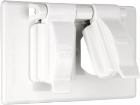 Eaton non-metallic duplex receptacle cover