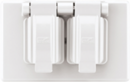 Eaton non-metallic duplex receptacle cover