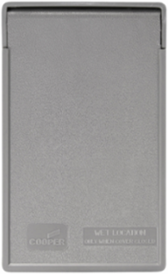 Eaton non-metallic GFCI or decorator cover