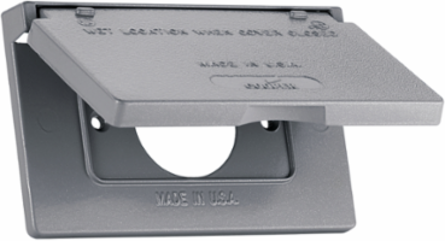 Eaton metal weatherproof receptacle cover