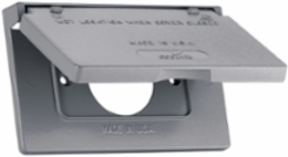 Eaton metal weatherproof receptacle cover