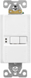 Eaton Blankface GFCI,Self-test,#14 - 10 AWG,20A,Residential,Commercial,Flush,125 V,GFCI,Back and side wire,White,Brass,Blankface,Thermoplastic,Two-pole,Three-wire,Two-pole, three-wire, grounding