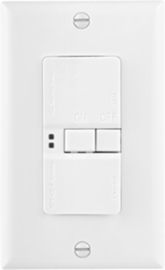 Eaton blankface GFCI — Color: White, Device Type: Blankface