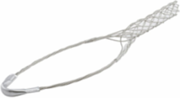 Wire Mesh Support Grip, Closed Mesh Single Eye, Tin-Coated Bronze, 1.00-1.24 in Cord, 15 in Mesh