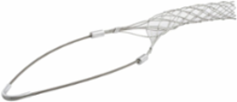 Wire Mesh Support Grip, Closed Mesh Single Eye, Tin-Coated Bronze, 1.25-1.49 in Cord, 16 in Mesh