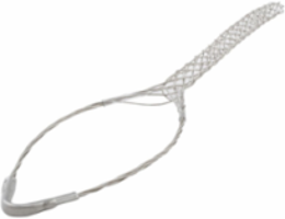 Wire Mesh Support Grip, Closed Mesh Single Eye, 0.62-0.74 in Cord, 960 lbs Break, Tin-Coated Bronze