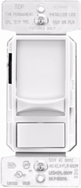 Eaton slide dimmer, 300W LED-600W Halogen, #14 -12 AWG, Residential/ Light Commercial, Flush, 277V, Brown, 66 Hz, Mark 10 Flourescent, Single-pole, Three-way, 1,2,3+, Single-phase, Back and side wire, Polycarbonate, 300W - 600W 319229