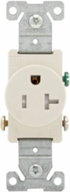 Eaton commercial specification grade single receptacle (TR1877LABXSP)