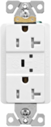 TVSS Surge Protection Receptacle, 20A, 125V, NEMA 5-20R, 560J, White