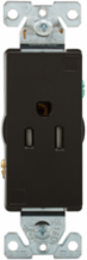 Decorator Single Receptacle