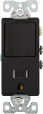 Decorator Switch with Receptacle