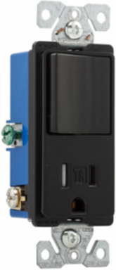 Decorator Switch with Receptacle