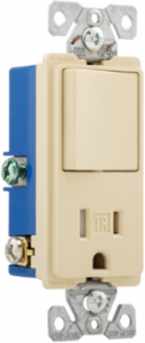 Decorator Switch with Receptacle