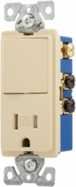 Decorator Switch with Receptacle