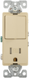 Decorator Switch with Receptacle