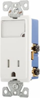 Eaton combination nightlight with receptacle