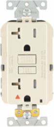 Eaton TRIGSGF15W Eaton GFCI receptacle — Features: Isolated ground Tamper resistant, Certifications: cULus Listed