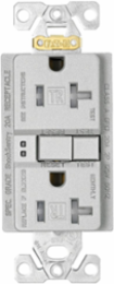 Eaton TRSGF20SG-L Eaton GFCI receptacle — Features: Tamper resistant, Certifications: cULus Listed