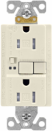 Eaton TRSGFA15LA Eaton GFCI receptacle — Features: Audible alarm Tamper resistant, Certifications: UL Listed CSA Certified
