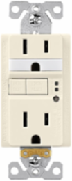 Eaton TRSGFNL15LA Eaton GFCI receptacle — Features: Nightlight Tamper resistant, Certifications: cULus Listed