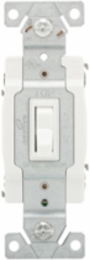 Eaton 1242-7W-BOX Eaton toggle switch — Color: White, Special Features: Box