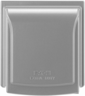 Eaton While-In-Use Extra Duty Cover Diecast 2G Gray