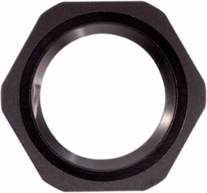 NCG Locknut, Polyamide 6, 1/2 Inch, 1.06 Inch Height, 0.008 lb Weight